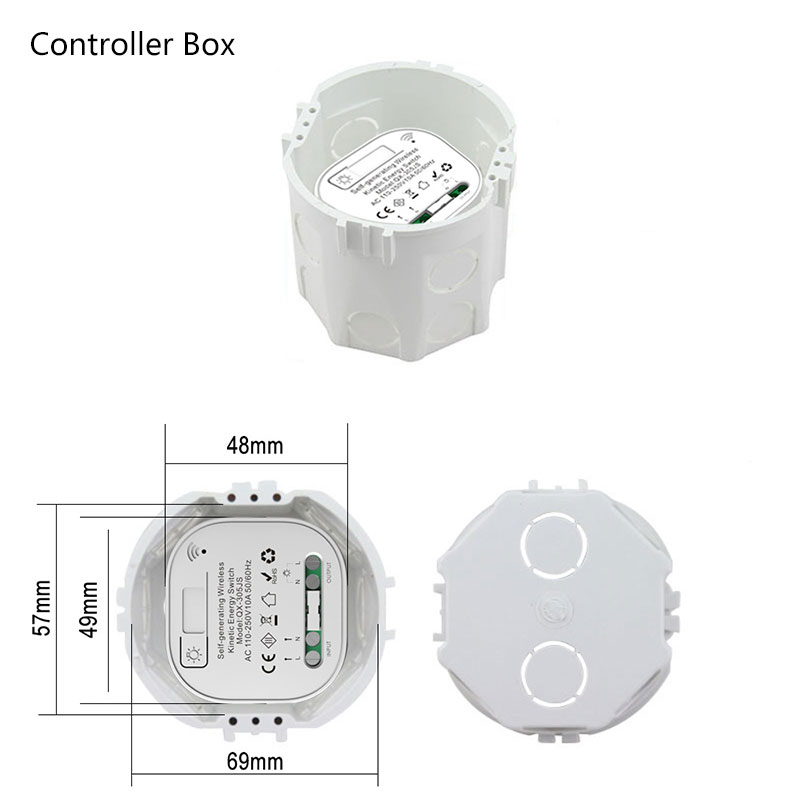 AC85-265V Wireless Reset Light Switch Controller For Staircase Lighting System